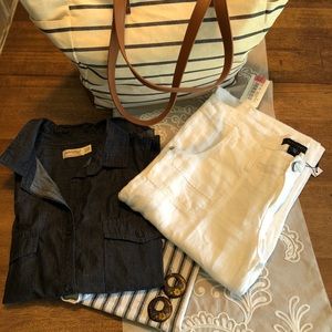 sanctuary linen slacks